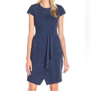 NEW Maggy London Sapphire Blue Stretch Sheath Dress